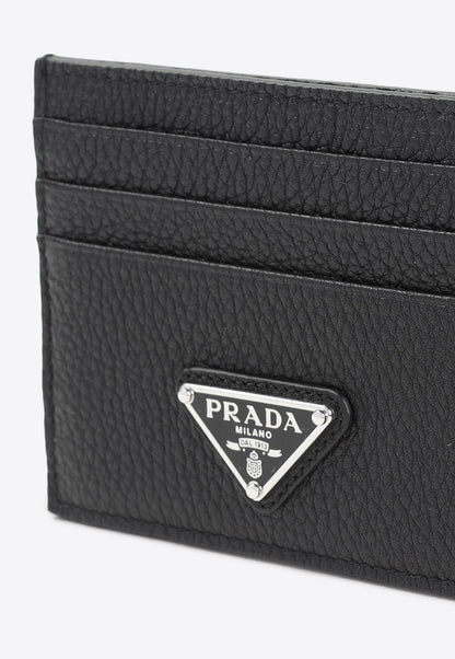 Logo Leather Cardholder