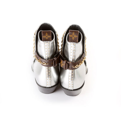 Leather Ankle Boots Size 37.5