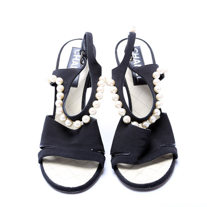 Pearl Sandal Heels Size 39