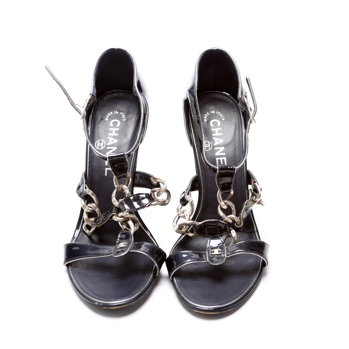 Chain Sandal Heels Size 37