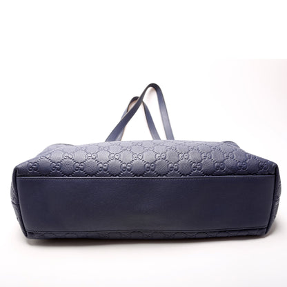 211137 Guccissima Leather Medium Zip Tote
