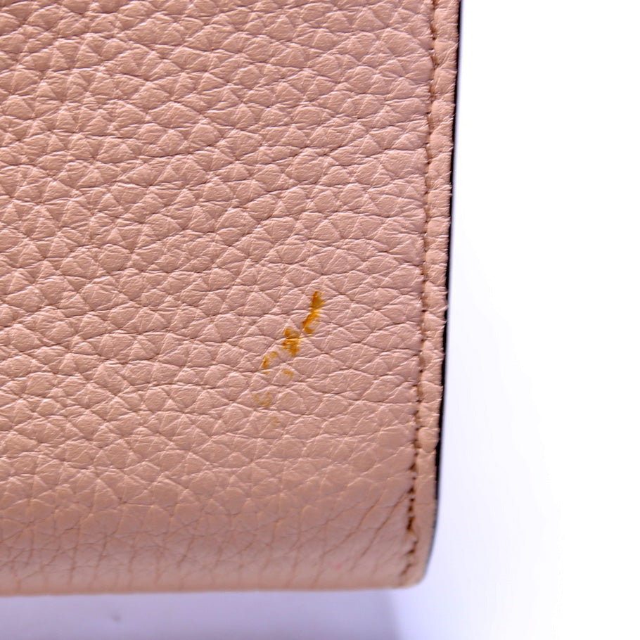 Peekaboo Continental Leather Wallet