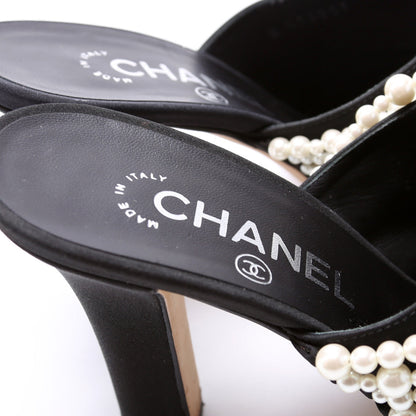 Pearl Mule Pumps Size 38