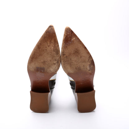 Leather Logo Boots Size 37