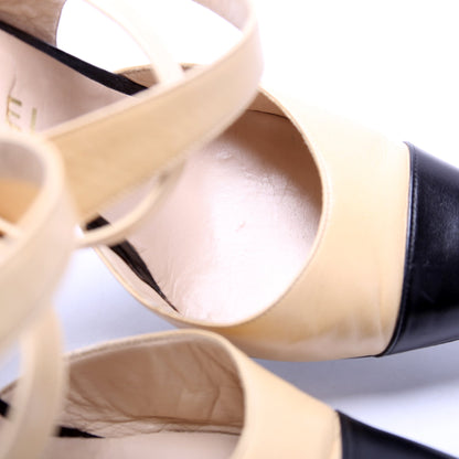 Cap Toe Pumps Size 38.5