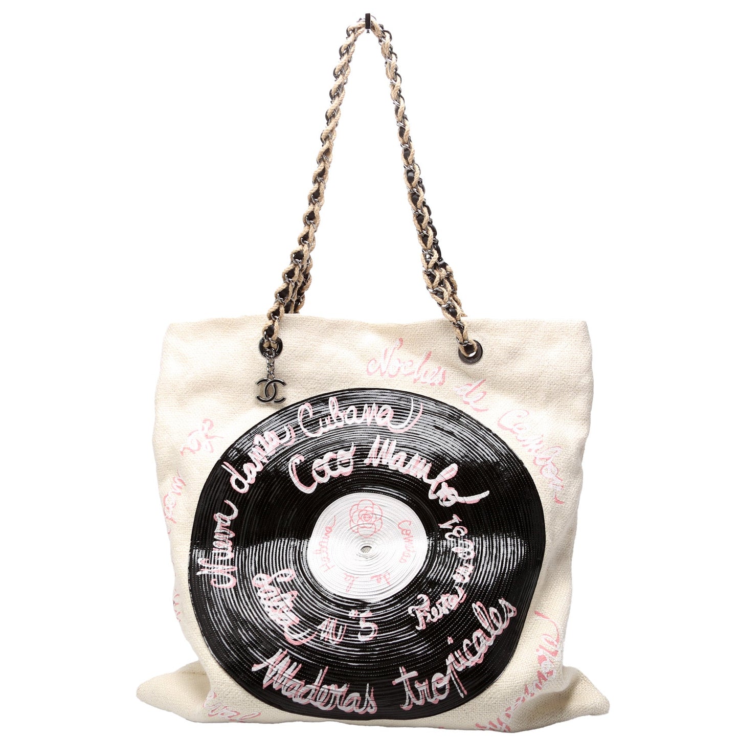 Paris-Cuba Canvas Large Shopping Tote 23M