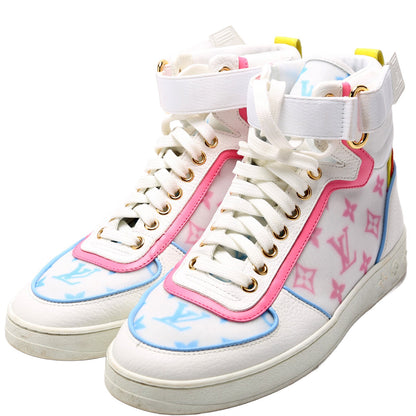 Monogram Multicolor Hightop Sneakers Size 36.5