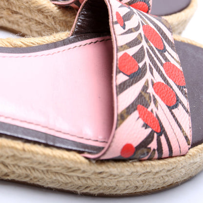 Platform Espadrille Sandals Size 37