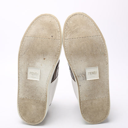 Pearland Zucca Leather Sneakers Size 38