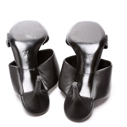 Leather Sandal Pumps Size 39