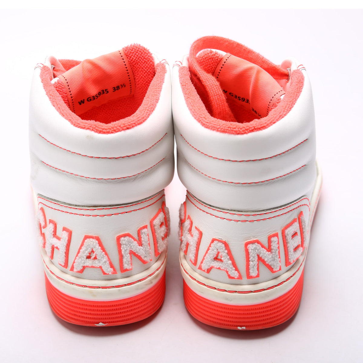 Logo Hightop Sneakers Size 38.5