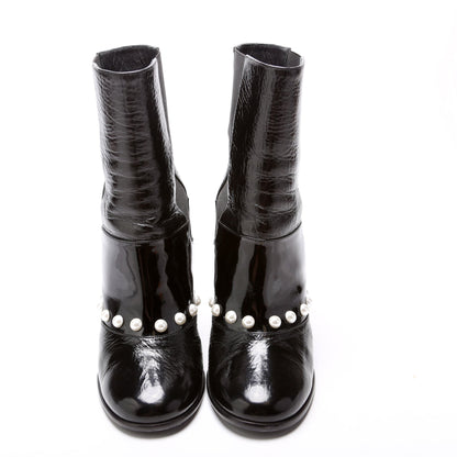 Pearl Ankle Booties Size 40