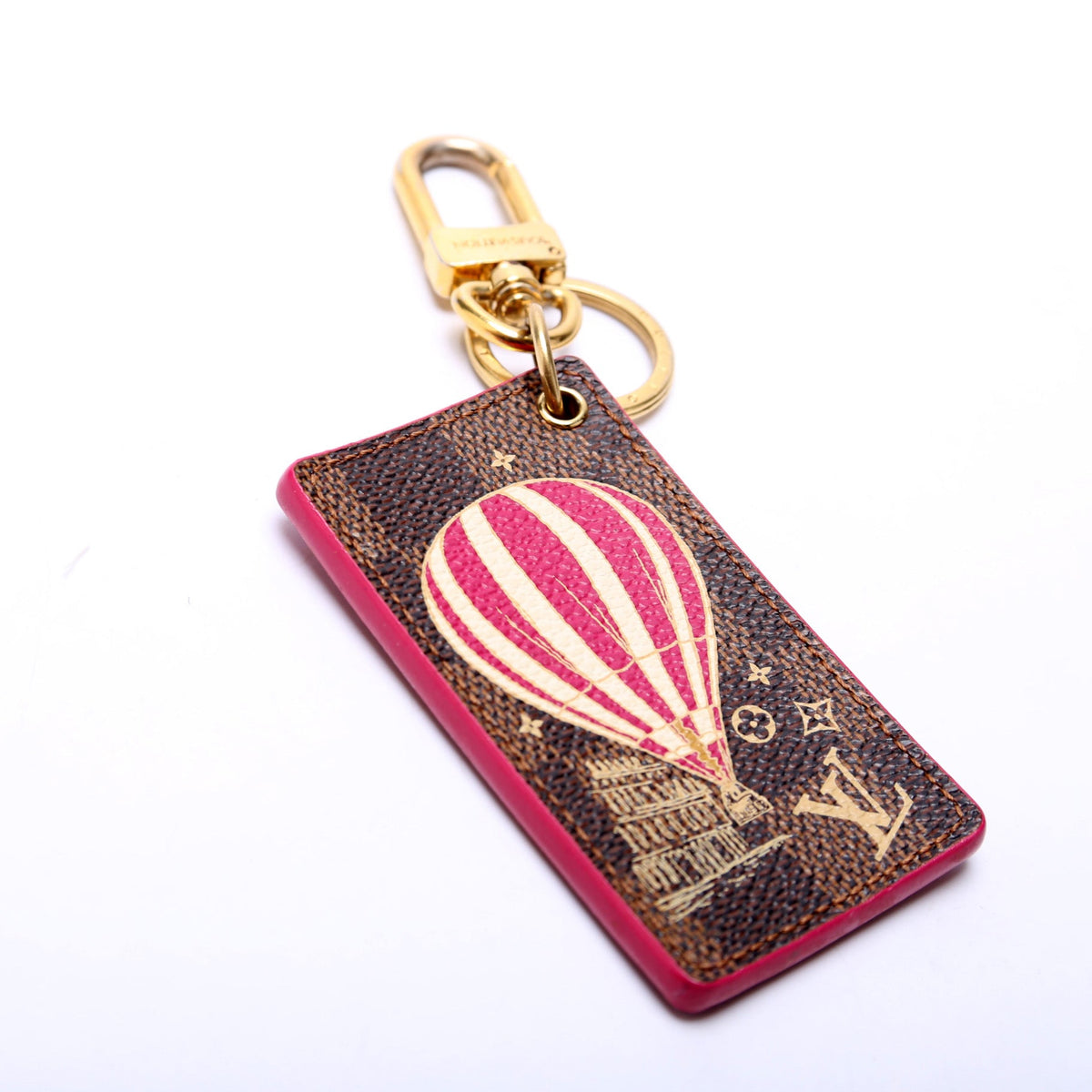 Illustre Air Balloon Bag Charm Damier Ebene
