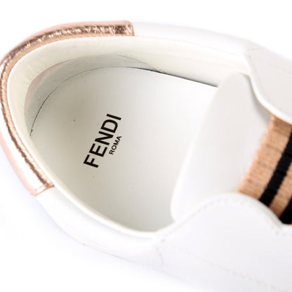 Leather Logo Sneakers Size 37.5