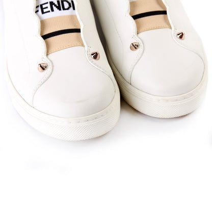 Leather Logo Sneakers Size 37.5