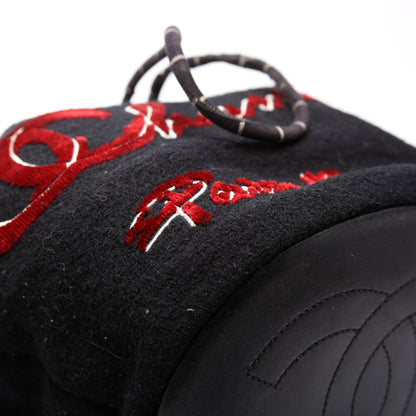 Paris-Hamburg Drawstring Bucket Bag Black