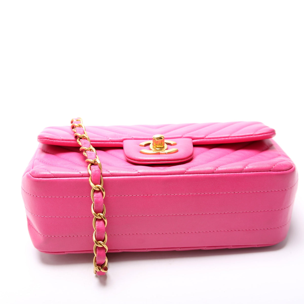 Classic Flap Mini Rectangle Lambskin 21M