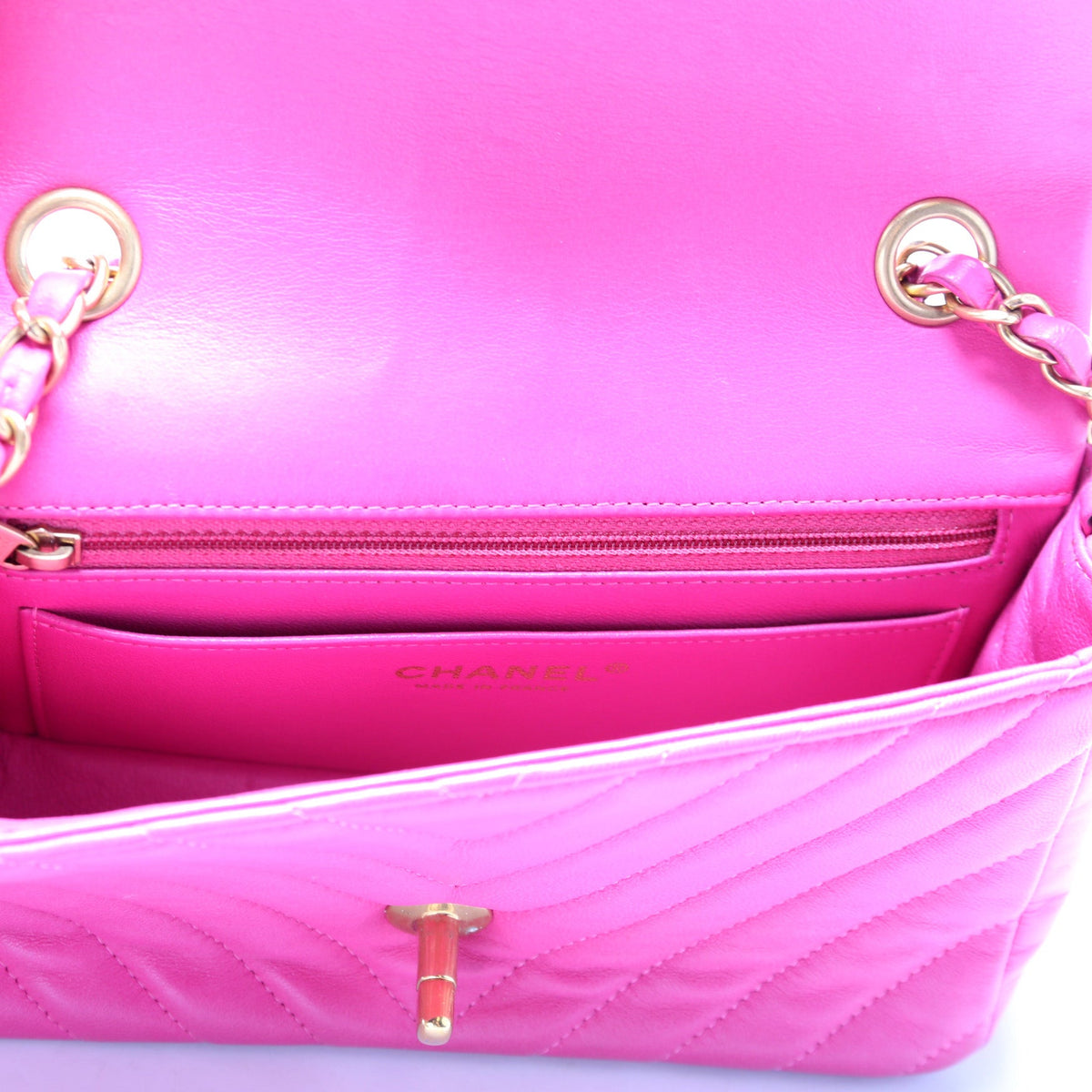 Classic Flap Mini Rectangle Lambskin 21M
