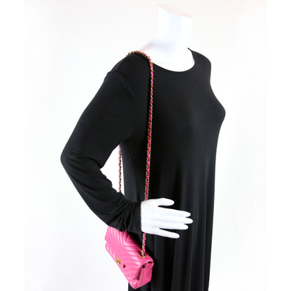 Classic Flap Mini Rectangle Lambskin 21M