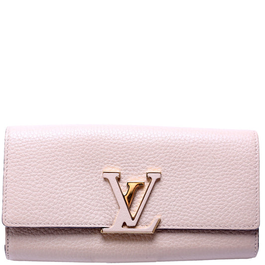 Louis-Vuitton Capucines Wallet Large Plain