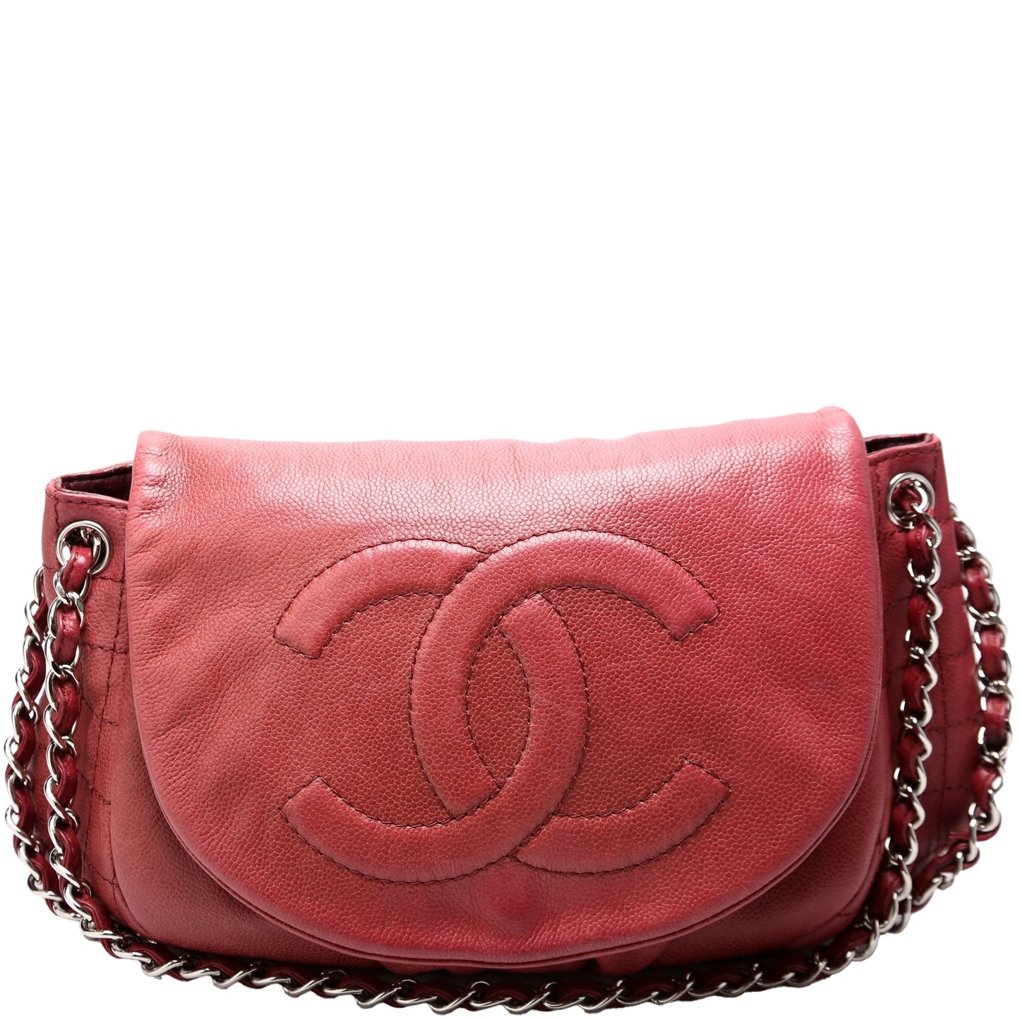 Half Moon Caviar Flap 12M