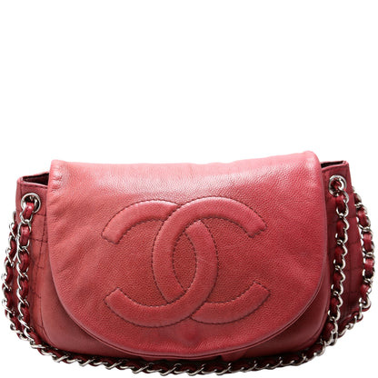 Half Moon Caviar Flap 12M