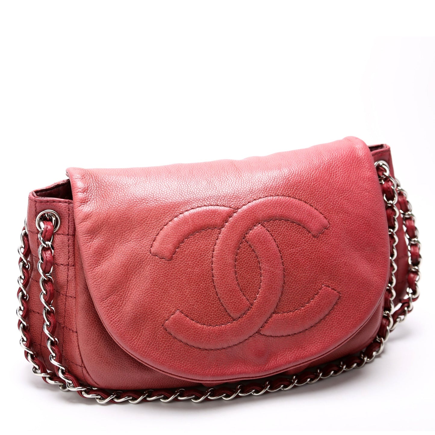 Half Moon Caviar Flap 12M