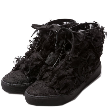 Floral Mesh Lace High Top Size 37.5