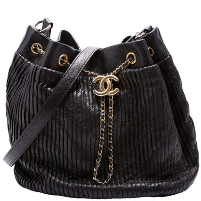Coco Pleats Drawstring Bag 24M