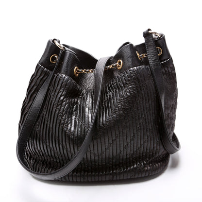Coco Pleats Drawstring Bag 24M