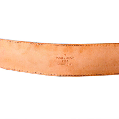 LV Initiales 40MM Azure Belt Size 85/34