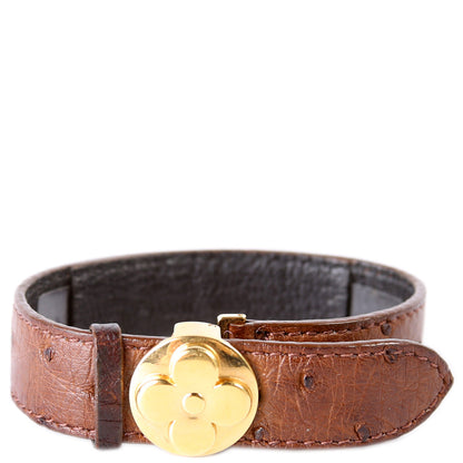 Wish Ostrich Leather Bracelet