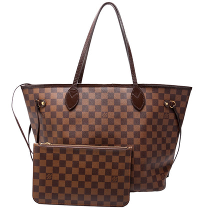 Neverfull W/Wallet MM Damier Ebene