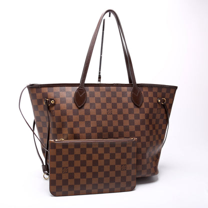 Neverfull W/Wallet MM Damier Ebene