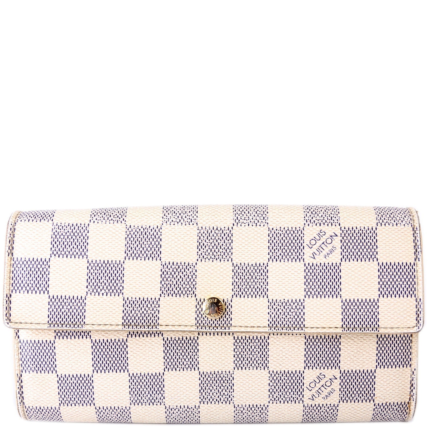 Sarah Wallet Damier Azur