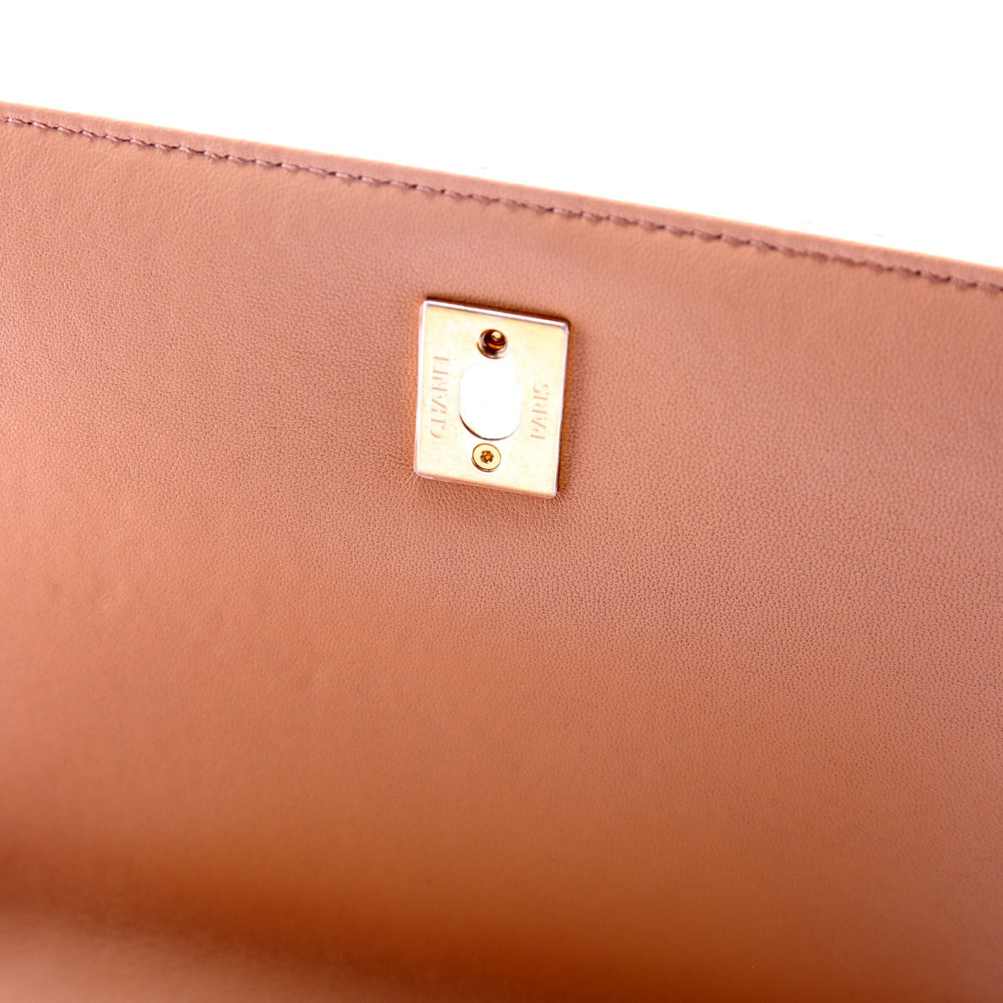 Mini Top Handle Flap Bag Quilted Caviar