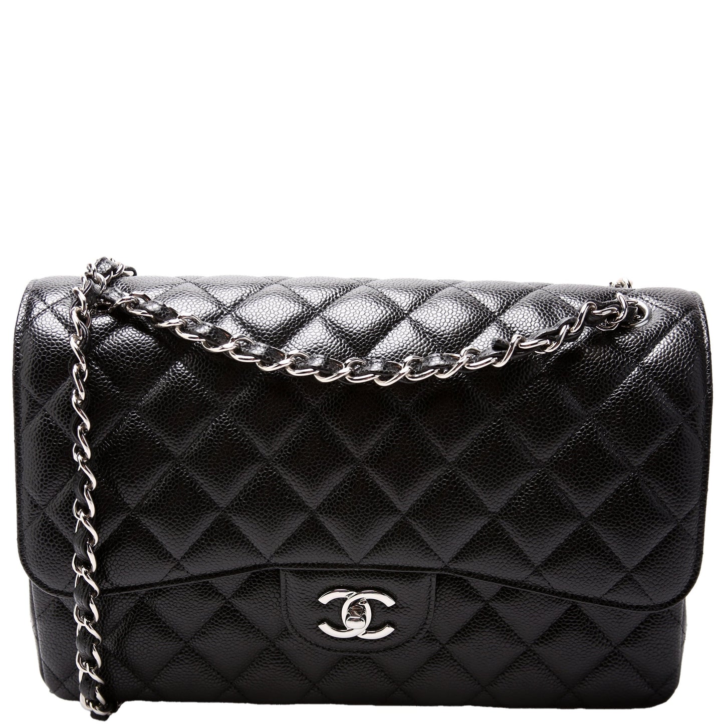 Classic Flap Jumbo Caviar RFID