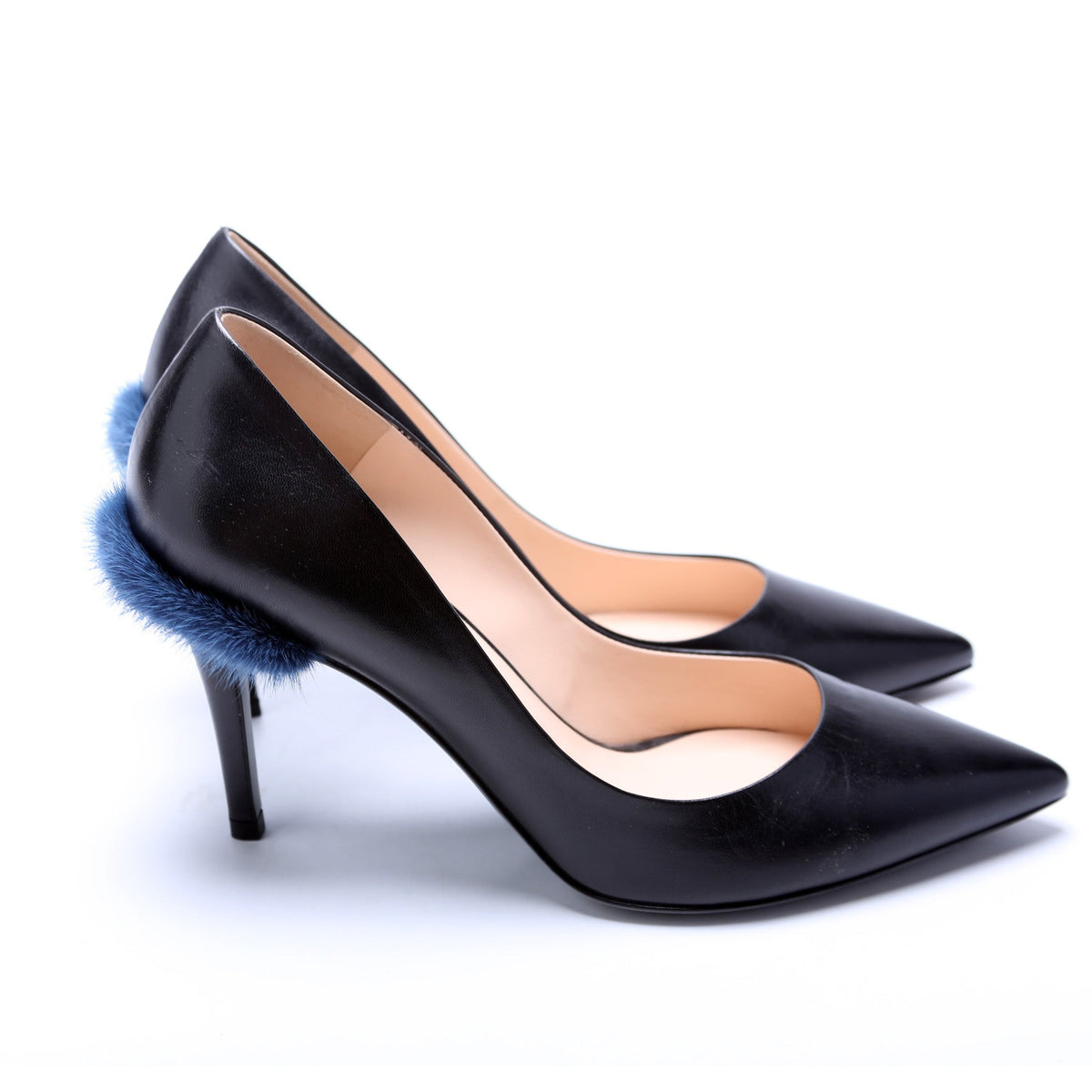 Leather Pointed Toe Pumps Size 39