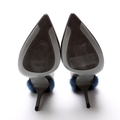 Leather Pointed Toe Pumps Size 39