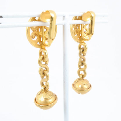 CHANEL Earring Plated Gold gold bell Women Used