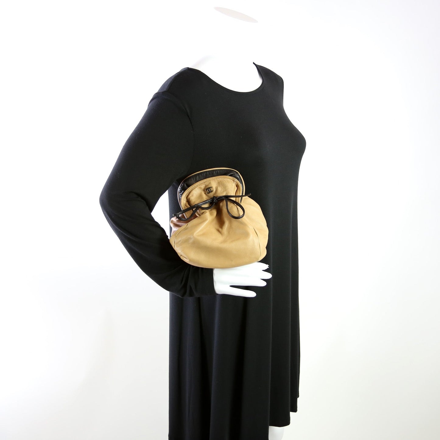 CC Drawstring Mini Handbag Lambskin Vintage 5M