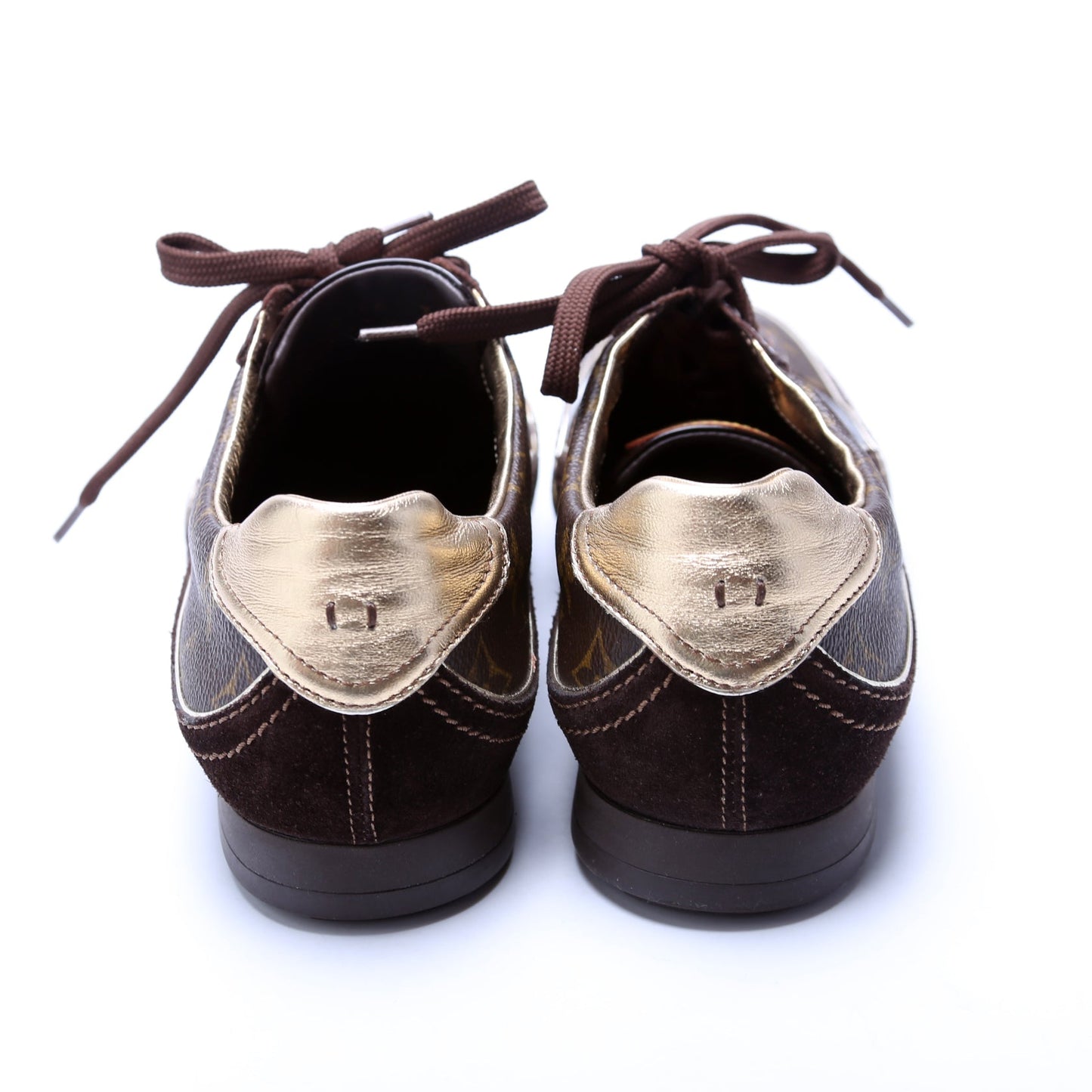 Globe Trotter Patent/Monogram Sneakers Size 38.5