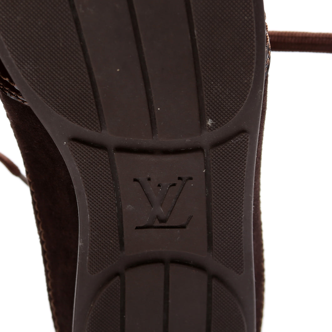 Globe Trotter Patent/Monogram Sneakers Size 38.5