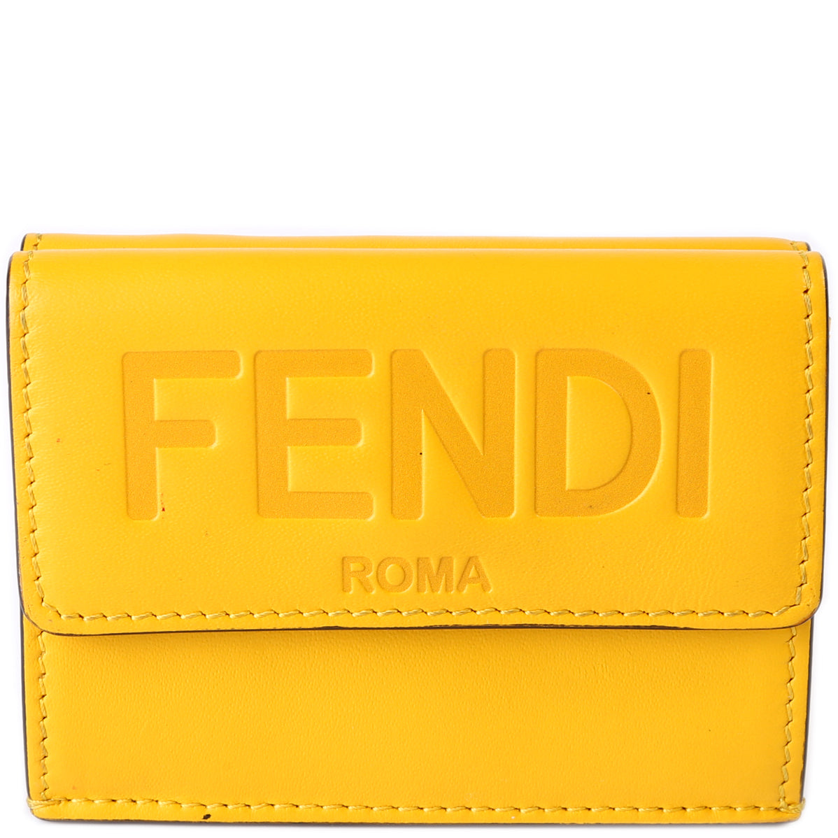 8M0395 Roma Logo Micro Trifold Wallet