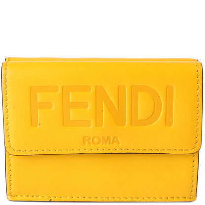 8M0395 Roma Logo Micro Trifold Wallet