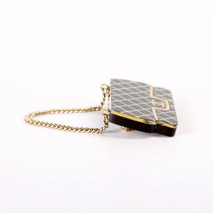 Resin Flap Bag Brooch