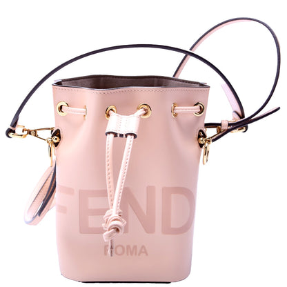 Mon Tresor Mini Bucket Leather FF 8BS010