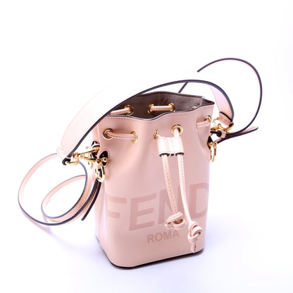 Mon Tresor Mini Bucket Leather FF 8BS010