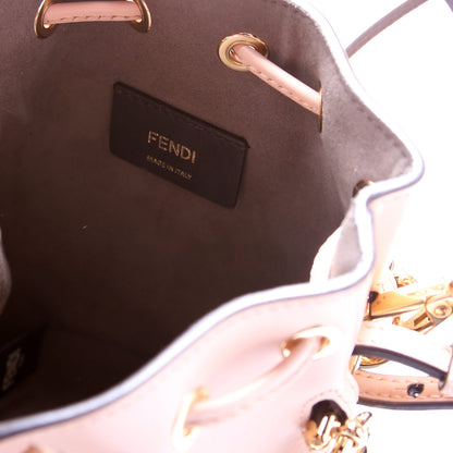Mon Tresor Mini Bucket Leather FF 8BS010