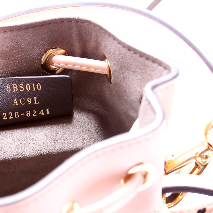 Mon Tresor Mini Bucket Leather FF 8BS010